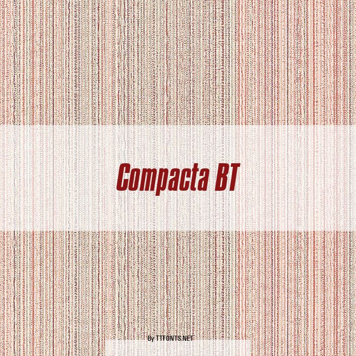 Compacta BT example